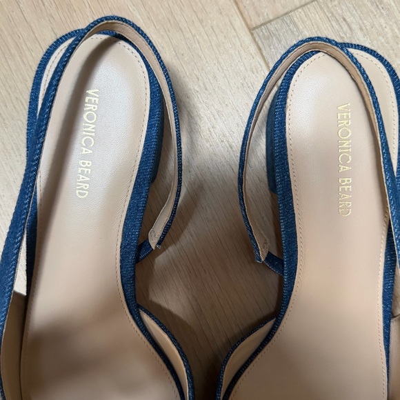 VERO CUOIO Blue Ballet Flats EU39 - Le Trésor Designer Brands Vero Cuoio Blue and Black Women\'s Flats